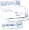 Briefpapier Weiße Weihnachten 250 Sets ohne Fenster Produktbild-Vorschau 1