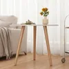 Kleiner runder Couchtisch aus Holz im skandinavischen Stil, Produktbild-Vorschau 12