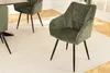 riess-ambiente Stuhl AVIGNON grün schwarz Chenille Produktbild-Vorschau 3