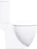 A side view of a white ceramic toilet. Náhľad obrázku produktu
