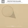 Outsunny Toile de rechange pour pavillon tonnelle tente 3 x Voir les images du produit 3