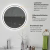 Kúpeľňové zrkadlo kleankin s LED osvetlením, dotykové Náhľad obrázku produktu 7