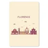 MuchoWow® Mauspad Mousepad Florenz - Italien - Skyline Produktbild-Vorschau 1