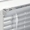 Close-up view of the top mechanism and cord of a silver aluminum blind. Produktbild-Vorschau