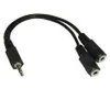 goobay Audio Y Adapterkabel 3,5 mm stereo schwarz 0,2 m Productafbeelding-voorbeeld 15