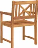 vidaXL Tuinstoelen, 2 stuks, naturel, massief acaciahout Productafbeelding-voorbeeld 7