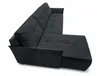AX LIVING Ecksofa Damascus Schwarz mit Schlaffunktion Produktbild-Vorschau 6