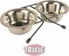 Trixie Nerez stojánek + 2 misky 0,75l/15cm Náhled obrázku produktu 5