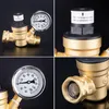 INF Loodvrij messing instelbare drukregelaar met manometer Productafbeelding-voorbeeld 4