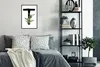 MuchoWow® MuchoWow® Gerahmtes Poster Buchstabe T - Alphabet Produktbild-Vorschau 6