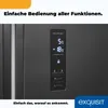 Close-up of a refrigerator's digital control panel with temperature display and function buttons. Produktbild-Vorschau
