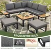 Sada zahradního nábytku Flieks, 6dílná, zahradní lounge Náhled obrázku produktu 7
