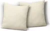 2er Pack Kissenbezug Kissenhülle 40x40 cm natur Uni Jersey Produktbild-Vorschau 1