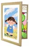 Relaxdays Kinder Bilderrahmen A4, klappbar, magnetisch, Produktbild-Vorschau 1