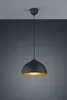 Retro Pendelleuchte dimmbar Ø31cm in schwarz/gold Produktbild-Vorschau 7