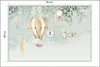 Tapety do dětského pokoje BALON Zvířata Mraky Boho styl Náhled obrázku produktu 2