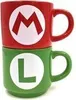 Super Mario - Mario Luigi Initial - Tassen-Set Produktbild-Vorschau 1