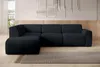 AX LIVING Canapé en L Didim L Gris foncé – 292 cm, élégant Voir les images du produit 2