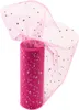Tüll 15cm mit Glitzer Punkten, 9 Meter, Farbauswahl:fuchsia Produktbild-Vorschau 1