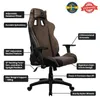 Arozzi Avanti Soft Fabric™ Gamingstuhl - Braun Produktbild-Vorschau 4