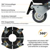 LARS360 Rouleau à plantes rond réglable Ø 39-52cm Rouleau à Voir les images du produit 4