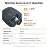 Nemaxx P9 Poêle à pellets Poêle à pellets 11kW Poêle à Voir les images du produit 8