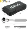 PCWork Feinmechanik Ratschen Set, S2-Stahl Bits, CrV Produktbild-Vorschau 4