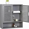 Szafka wisząca do łazienki Relaxdays, 3 przegródki, Podgląd zdjęcia produktu 1