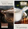 A split image comparing a dirty, burnt pot on the left with a clean, modern pot on the right, with text highlighting the difference in cleaning effort. Produktbild-Vorschau