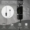 LuxeBath topné těleso 900W černé s termostatem a LCD Náhled obrázku produktu 2