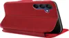 A red flip case for a smartphone is shown from the side, with the phone partially inserted. Anteprima dell’immagine prodotto