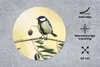 MuchoWow® Mauspad Mousepad Vogel auf einem Zweig mit einer Produktbild-Vorschau 2