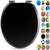 Sanfino® Premium WC Sitz "All Black" hochwertiger Produktbild-Vorschau 1