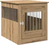 vidaXL Hundekäfig im Möbelstil Artisan-Eiche 64,5x80x71 cm Produktbild-Vorschau 1