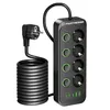Pantherise Steckdosenleiste 4 Steckdosen 2x USB-A 3x USB-C Produktbild-Vorschau 1