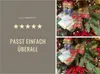 LS-LebenStil 2x XL Weihnachtsschleife Set 17cm Kariert Produktbild-Vorschau 7