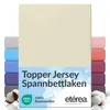 etérea Topper Jersey Spannbettlaken 90x200 - 100x200 cm – Produktbild-Vorschau 1