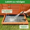 Hühnerstall aus Holz mit 2 Nistkästen, Hühnerhaus mit Produktbild-Vorschau 6