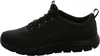 A black Skechers shoe is shown from the side against a white background. Voir les images du produit