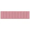 vidaXL Kopfteil-Kissen "Hanko" Rosa 180 cm Samt Produktbild-Vorschau 5
