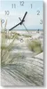 DEQORI Glasuhr 30x60 cm Zahlen 'Dünen an Nordseeküste' Produktbild-Vorschau 1