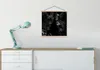 MuchoWow® Textilposter Blumen - Kuh - Dschungel - Schwarz - Produktbild-Vorschau 3