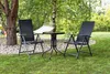 Gartentisch 60 cm Tisch aus gehärtetem Glas für Garten, Produktbild-Vorschau 2
