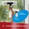 A person is cleaning a window with a window cleaning tool that has a spray bottle attached. Produktbild-Vorschau