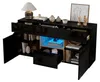LED-Sideboard - 140x40x70 cm, Schwarz und Holzfarbe - Produktbild-Vorschau 12