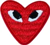 Herz-Herz-Augen-Emblem-Aufnäher zum Aufbügeln, Rot Produktbild-Vorschau 1
