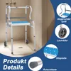 LARS360 Cadre de marche pliable avec assise, aide à la Voir les images du produit 3