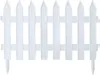 A white picket fence section. Náhled obrázku produktu