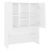 vidaXL Waschmaschinenschrank Hochglanz-Weiß 70,5x25,5x90 cm Produktbild-Vorschau 5