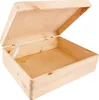 Creative Deco XL Große Natur Holz-Kiste mit Deckel | Produktbild-Vorschau 2